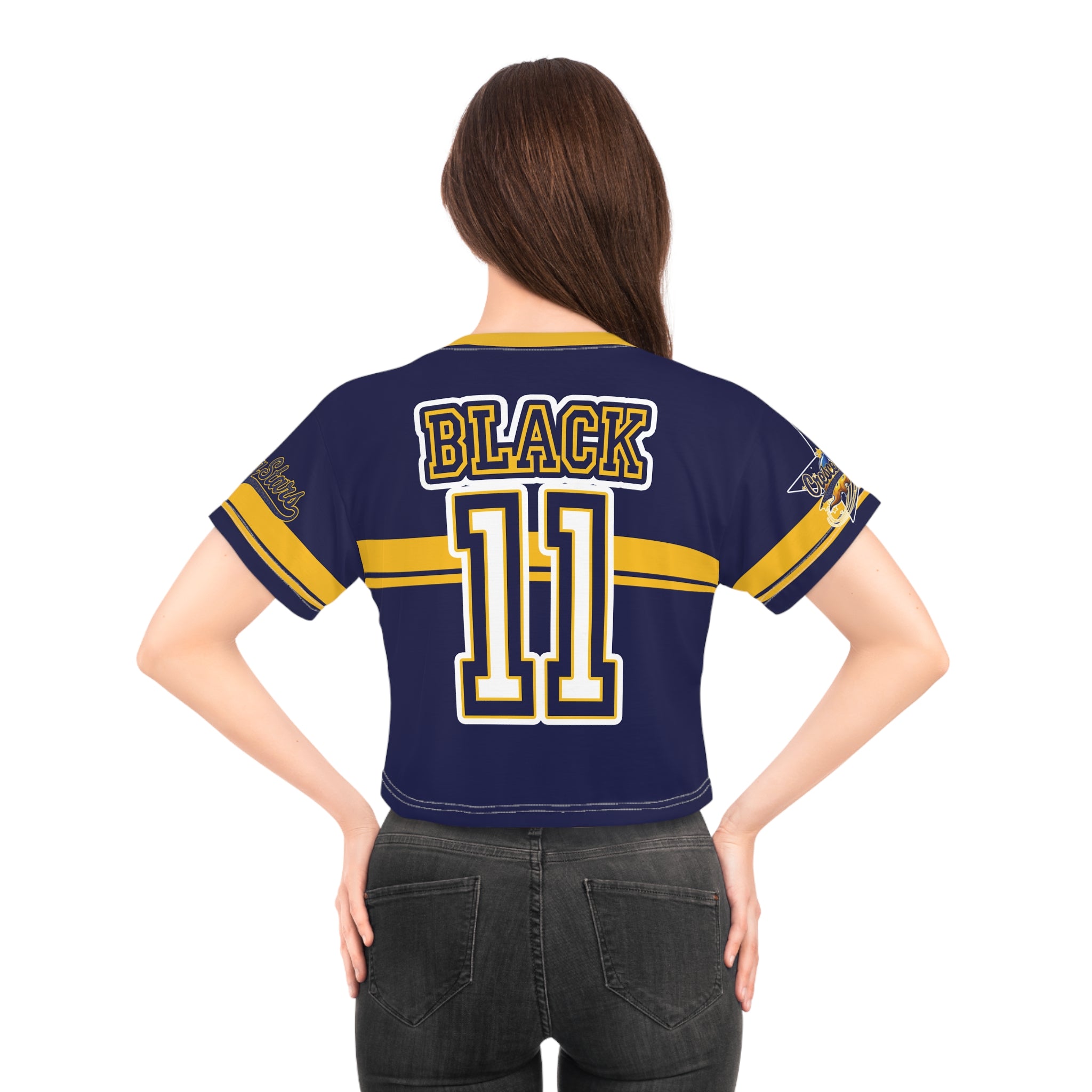 Crescent Hills Racketball Crop Tee — Feral Fandom Graphic Tee