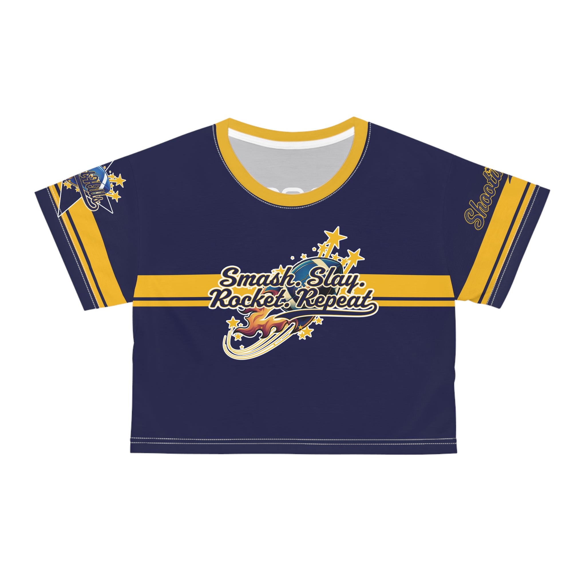 Crescent Hills Racketball Crop Tee — Feral Fandom Graphic Tee
